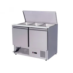 Mesa Ensaladera Refrigerada Profesional 2-drzwiowy 1045x700x850mm ESL3813