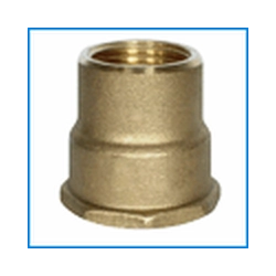 Messingist adapter, d 1, / 2 " - 3/8", sees -sees