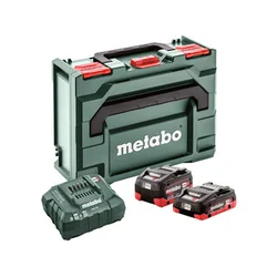 Metabo Basic-Set LiHD 1 x 4.0 + 1 x 5.5 + Metaloc conjunto de batería y cargador 18 V | 5,5 Ah