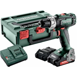 Metabo BS 18 L akutrelli juht padruniga 18 V | 25 Nm/50 Nm | Süsihari | 2 x 2 Ah aku + laadija | metaBOXis