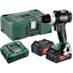 Metabo BS 18 LT BL cordless drill driver with chuck 18 V | 34 Nm/75 Nm | Carbon Brushless | 3 x 5,2 Ah battery + charger | in metaBOX