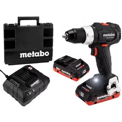 Metabo BS 18 LT BL SE Akku-Bohrschrauber mit Bohrfutter 18 V | 34 Nm/75 Nm | Kohlebürstenlos | 2 x 4 Ah Akku + Ladegerät | in metaBOX