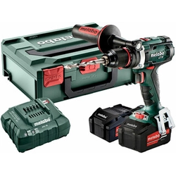 Metabo BS 18 LTX akkus fúrócsavarozó tokmányos 18 V | 55 Nm/110 Nm | Szénkefés | 2 x 5,2 Ah akku + töltő | metaBOX-ban