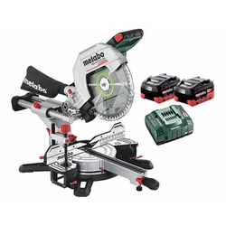 Metabo KGS 18 LTX BL 305 akumulatora slīpzāģis 18 V | Zāģa asmens 305 mm x 30 mm | Griešanas maks. 110 x 305 mm | Oglekļa brushless | 2 x 8 Ah akumulators + lādētājs