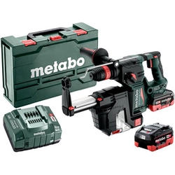 Metabo KH 18 LTX BL 24 Q Set ISA akumulatora urbjmašīna 18 V | 2,2 J | Betonā 24 mm | 4,1 kg | Oglekļa brushless | 2 x 5,5 Ah akumulators + lādētājs | metaBOX