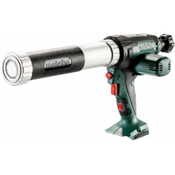 Metabo KPA 18 LTX 400 akumulátorová tmelovací pistole 18 V | 400 ml | 7259 | Uhlíkový kartáč | Bez baterie a nabíječky | V kartonové krabici