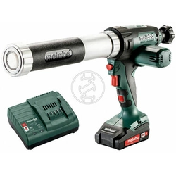 Metabo KPA 18 LTX 400 akumulatorski pištolj za kit 18 V | 400 ml | 7259 | Ugljična četka | 1 x 2 Ah baterija + punjač | U kartonskoj kutiji