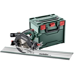 Metabo KS 18 LTX 57 FS SET Akku-Kreissäge 18 V | Kreissägeblatt 165 mm x 20 mm | Schneiden max. 57 mm | Kohlebürste | Ohne Akku und Ladegerät | in metaBOX