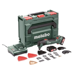 Metabo PowerMaxx MT 12 ασύρματο ταλαντευόμενο πολυμηχάνημα 12 V | 5000 - 180001/min | Γωνία ταλάντωσης 1,6 ° | Βούρτσα άνθρακα | 2 x 2 μπαταρία Ah + φορτιστής | στο metaBOX