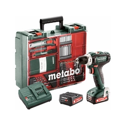 Metabo PowerMaxx BS 12 akumulatorska bušilica-odvijač sa steznom glavom 12 V | 17 Nm/40 Nm | Ugljična četka | 2 x 2 Ah baterija + punjač | U koferu