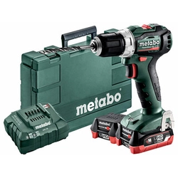 Metabo PowerMaxx BS 12 BL Akku-Bohrschrauber mit Bohrfutter 12 V | 18 Nm/45 Nm | Carbon bürstenlos | 2 x 4 Ah Akku + Ladegerät | In einem Koffer