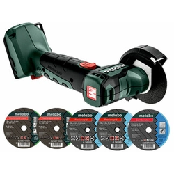 Metabo PowerMaxx CC 12 BL sladdlös vinkelslip 12 V | 76 mm | 20000 RPM | Kolborstfri | Utan batteri och laddare | I en kartong