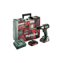 Metabo SB 18 Conjunto de furadeira de percussão sem fio LT e chave de fenda