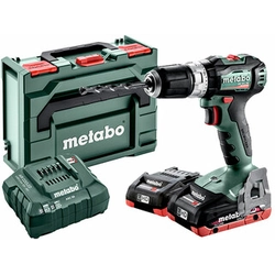 Metabo SB 18 L BL 2X4AH LIHD akumulatora triecienurbjmašīna 18 V | 25 Nm | 1,5 - 13 mm | Oglekļa brushless | 2 x 4 Ah akumulators + lādētājs | metaBOX