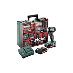 Metabo SB 18 L BL akumulátorová príklepová vŕtačka 18 V | 25 Nm | 1,5 - 13 mm | Carbon Brushless | 2 x 2 Ah batéria + nabíjačka | V kufri