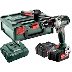 Metabo SB 18 LTX BL I akumulatorska udarna bušilica 18 V | 65 Nm/130 Nm | 1,5 - 13 mm | Ugljične četkice | 2 x 5,2 Ah baterija + punjač | u metaBOX-u