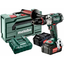 Metabo SB 18 LTX Impuls accuklopboormachine 18 V | 55 Nm/110 Nm | 1,5 - 13 mm | Koolborstel | 2 x 5,2 Ah accu + lader | in metaBOX