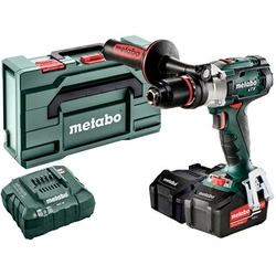 Metabo SB 18 LTX Impuls akumulatorowa wiertarka udarowa 18 V | 55 Nm/110 Nm | 1,5 - 13 mm | Szczotka węglowa | 2 x 4 Akumulator Ah + ładowarka | w metaBOXie