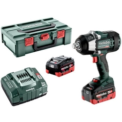 Metabo SSW 18 LTX 1750 BL κρουστικός οδηγός ασύρματου 18 V | 1750 Nm | 3/4 ίντσες | Carbon Brushless | 2 x 8 μπαταρία Ah + φορτιστής | στο metaBOX