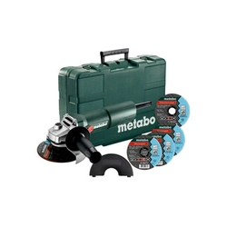 Metabo W 750-125 електрична кутова шліфувальна машина 125 мм | 11500 RPM | 750 W | У валізі