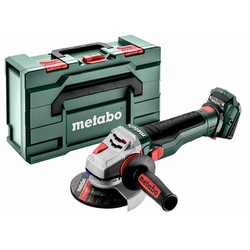 Metabo WB 18 LTX BL 15-125 Ātrā bezvadu leņķa slīpmašīna (bez akumulatora un lādētāja), metaBOX