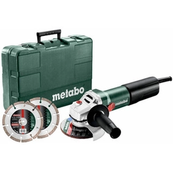 Metabo WEQ 1400-125 elektriskā leņķa slīpmašīna 125 mm | 11500 RPM | 1400 W | Čemodānā