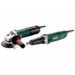 Metabo WEV 15-125 Q + G 400 mašīnas iepakojums Kartona kastē