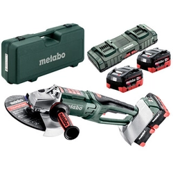 Metabo WPB 36-18 LTX BL 24-230 Ātra akumulatora leņķa slīpmašīna 18 V | 230 mm | 6600 RPM | Oglekļa brushless | 4 x 8 Ah akumulators + lādētājs | Čemodānā