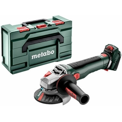 Metabo WVB 18 LT BL 11-115 Smerigliatrice angolare a batteria Quick 18 V | 115 mm | Da 2800 a 10000 giri/min | Senza spazzole in carbonio | Senza batteria e caricabatterie | nel metaBOX