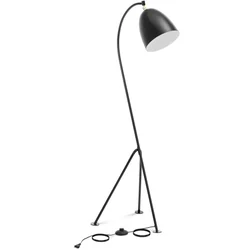 Metal floor lamp with adjustable shade E27 125 cm