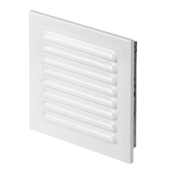 Metal ventilation grille Awenta MT01B 100x140 mm white