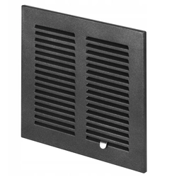 Metal ventilation grille AWENTA VELITE graphite 14x14, MVZ2GR