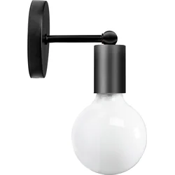 Metal Wall Sconce Lamp 392205 Matt Black