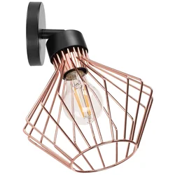 Metāla bēniņu sienas lampa APP534-1W Rose Gold