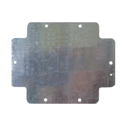 Metalen montageplaat voor 460x380mm tegenpaneeldozen