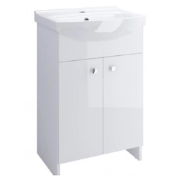 Meuble de salle de bain Cersanit, Cersania 50 avec lavabo