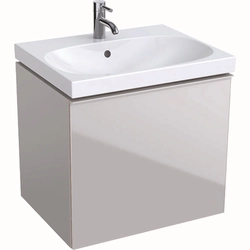 Meuble pour lavabo Geberit Acanto, 60 cm, Gris sable