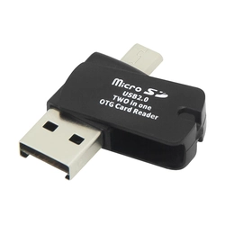 Micro SD card reader 2w1
