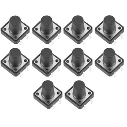 Microcomutator 12mm Buton de comutare 12x12x12mm 10szt.