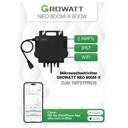 Microinversor Growatt Neo 800M-X