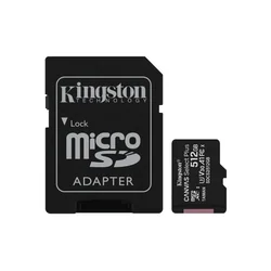 MicroSD memóriakártya 512GB, SD-adapter, osztály 10 - Kingston Select Plus