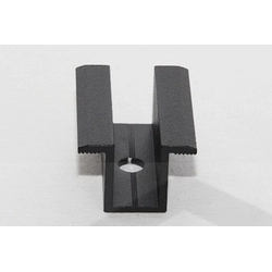 Middle mounting clamp black Aluminum