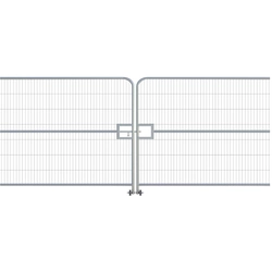 Midlertidig port 2-skrzydłowa OVAL 2 x 3,5 m