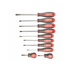 Milwaukee 10 part screwdriver set with 3 side handle