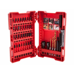 Milwaukee 40 Ensemble perceuse et tournevis Shockwave