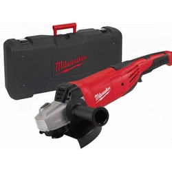 Milwaukee AG22-230E elektromos sarokcsiszoló 230 mm | 6600 RPM | 2200 W | Kofferben