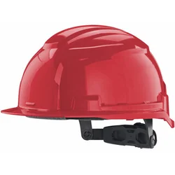 Milwaukee BOLT100 safety helmet red, non-ventilating