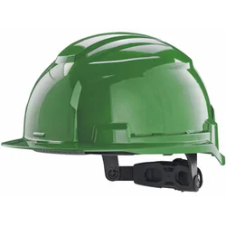 Milwaukee BOLT100 work safety helmet green, non-ventilating