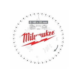 Milwaukee cirkelsågblad 165 x 20 mm | antal tänder: 40 db | skärbredd: 1,6 mm