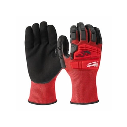 Milwaukee Impact 3/C nivel de corte M/8-as guantes a prueba de cortes